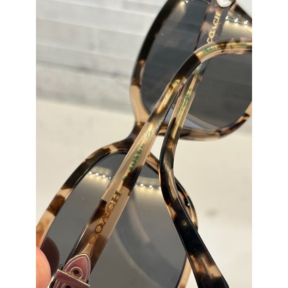 Coach Women’s Sunglasses HC 8179 54033B Peach Tortoise Brown Gradient FRAME ONLY - Picture 9 of 10